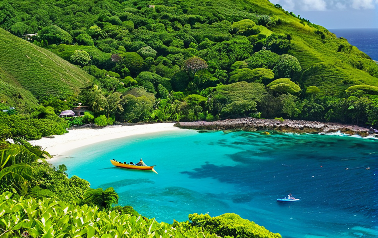 세인트빈센트 그레나딘의 경제 및 산업 구조 - Sustainable Tourism**

"A wide angle landscape photograph of a lush green hillside on Saint Vincent ...